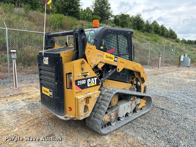 image for item EF1236 2016 Caterpillar 259D tracked skid steer loader