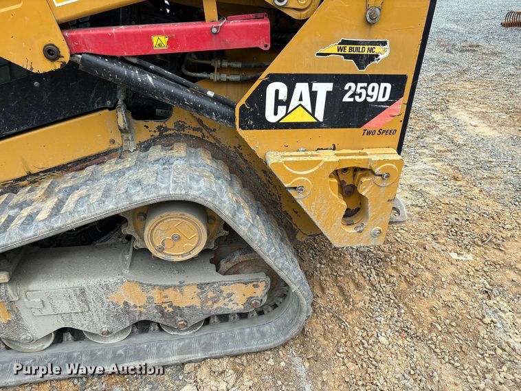 image for item EF1236 2016 Caterpillar 259D tracked skid steer loader