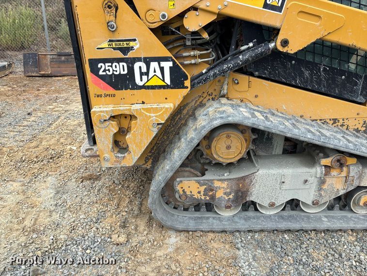 image for item EF1236 2016 Caterpillar 259D tracked skid steer loader