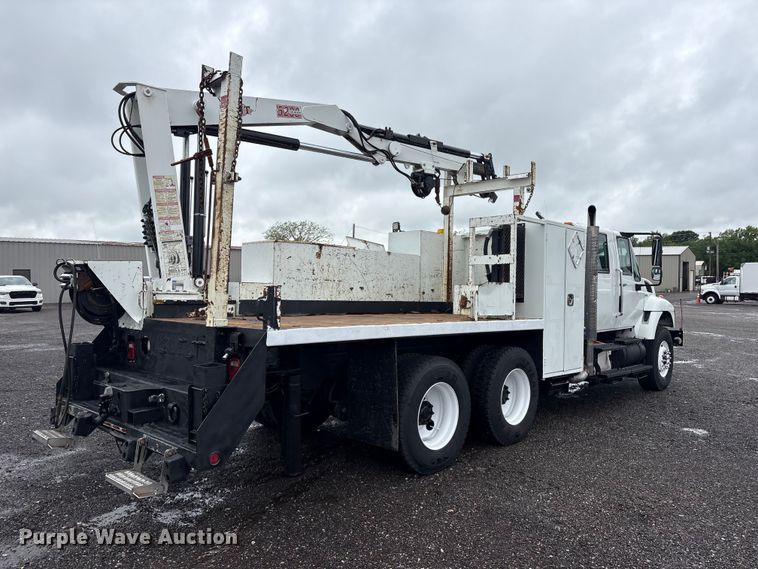 image for item EG9115 2010 International WorkStar 7400 Crew Cab crane truck