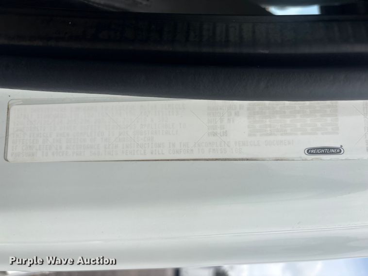 image for item EG9125 2013 Freightliner Business Class M2 Ext. Cab utility / service truck