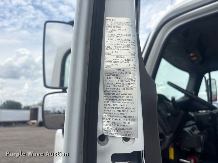 image for item EG9125 2013 Freightliner Business Class M2 Ext. Cab utility / service truck