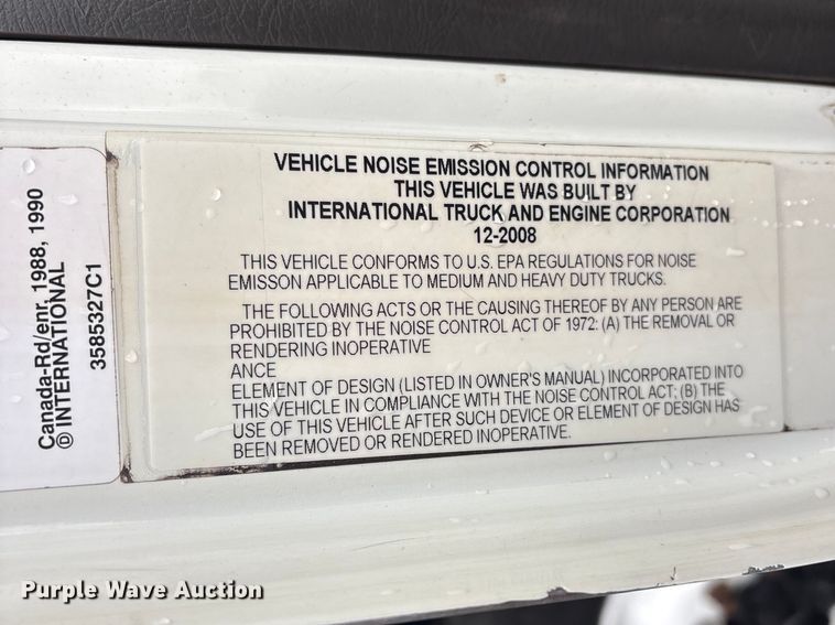image for item EG9129 2009 International WorkStar 7400 crane truck