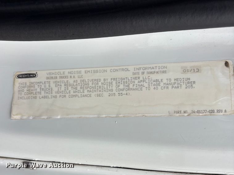 image for item EG9132 2014 Freightliner 108SD Crew Cab utility / service truck