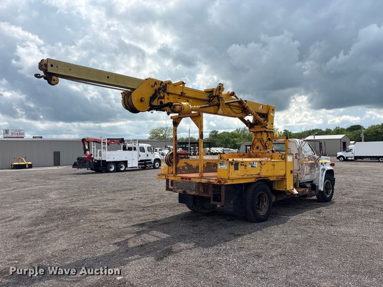image for item EG9138 1986 Chevrolet C7 digger derrick truck