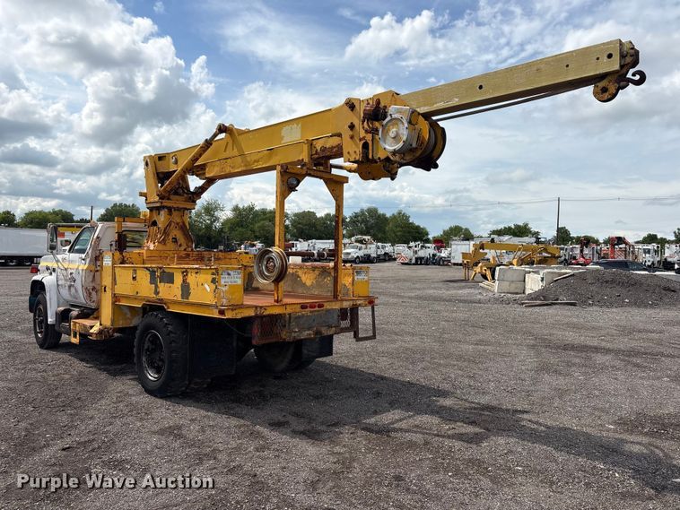 image for item EG9138 1986 Chevrolet C7 digger derrick truck