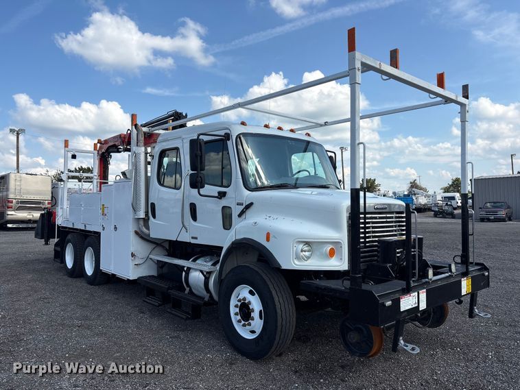 image for item EG9165 2007 Freightliner Business Class M2 Crew Cab crane truck