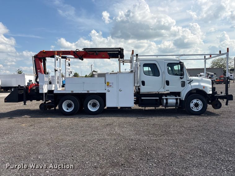 image for item EG9165 2007 Freightliner Business Class M2 Crew Cab crane truck