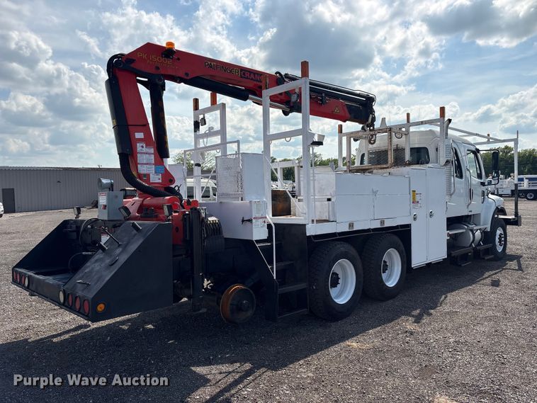 image for item EG9165 2007 Freightliner Business Class M2 Crew Cab crane truck