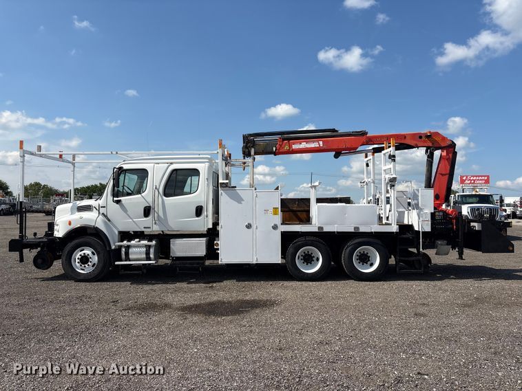 image for item EG9165 2007 Freightliner Business Class M2 Crew Cab crane truck