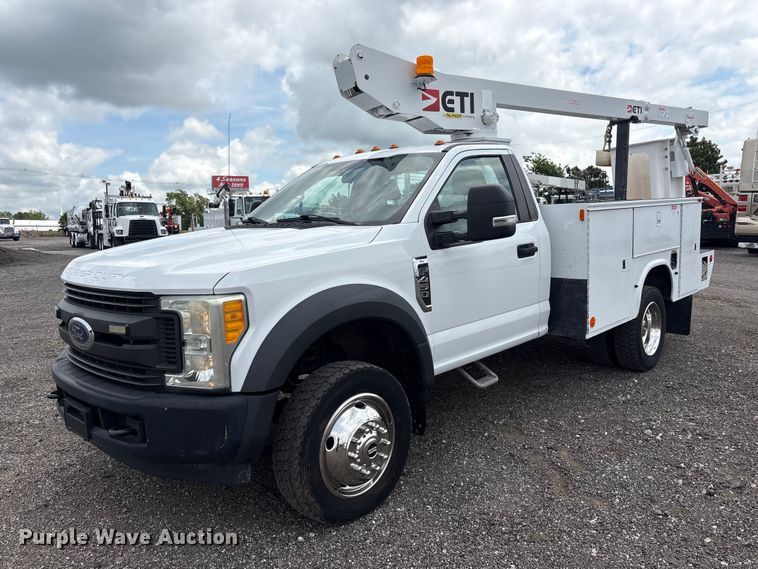 2017 Ford F450 Super Duty Bucket Boom Truck #