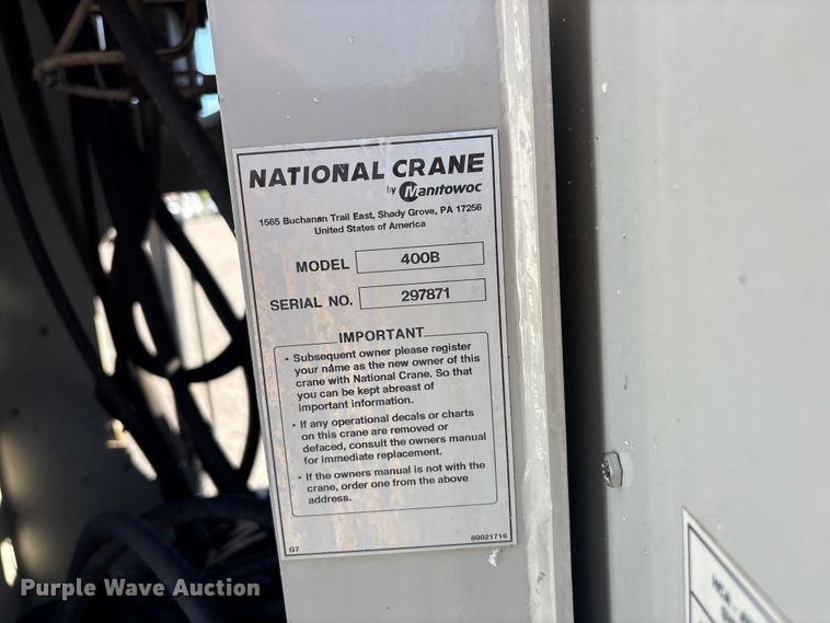 image for item EG9175 2012 Freightliner Business Class M2 crane truck