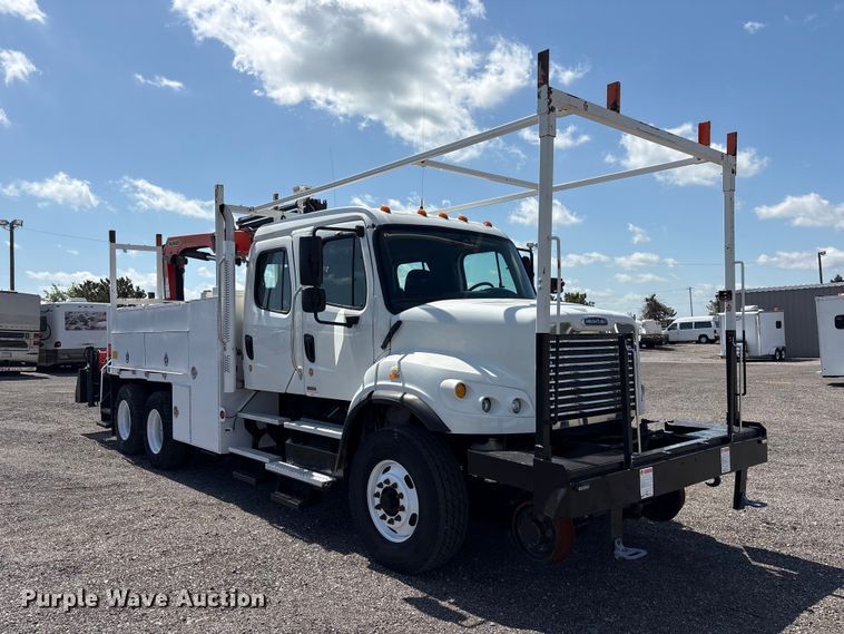 image for item EG9176 2012 Freightliner Business Class M2 Crew Cab crane truck