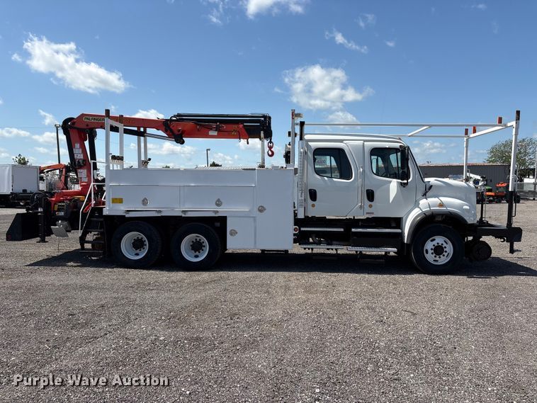 image for item EG9176 2012 Freightliner Business Class M2 Crew Cab crane truck