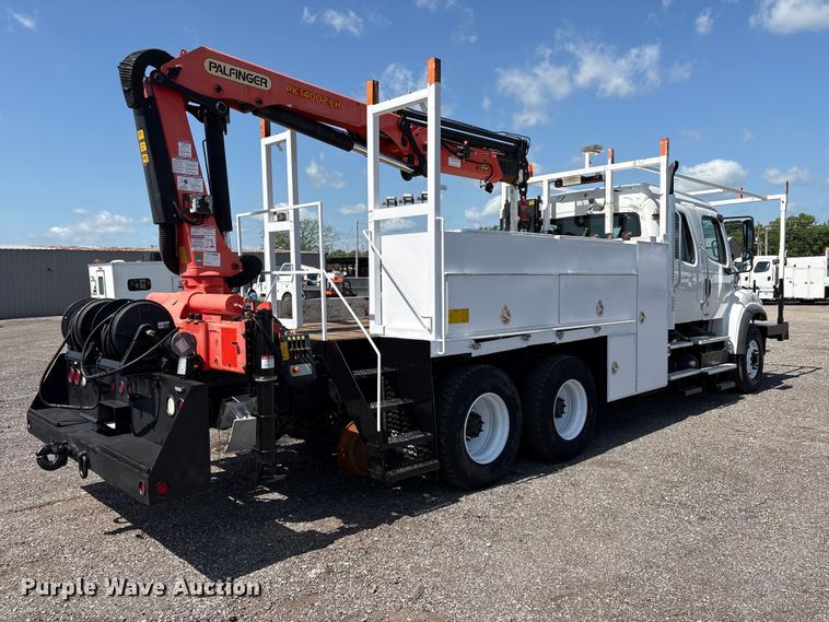 image for item EG9176 2012 Freightliner Business Class M2 Crew Cab crane truck