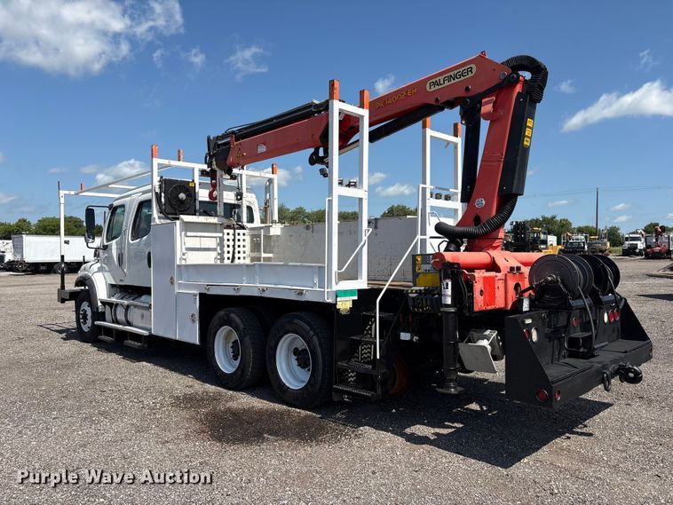 image for item EG9176 2012 Freightliner Business Class M2 Crew Cab crane truck
