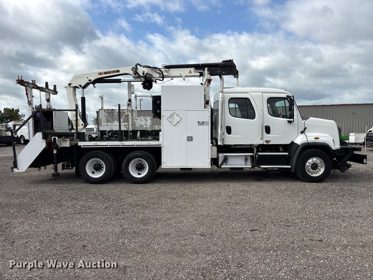 image for item EG9185 2016 Freightliner Business Class M2 Crew Cab crane truck