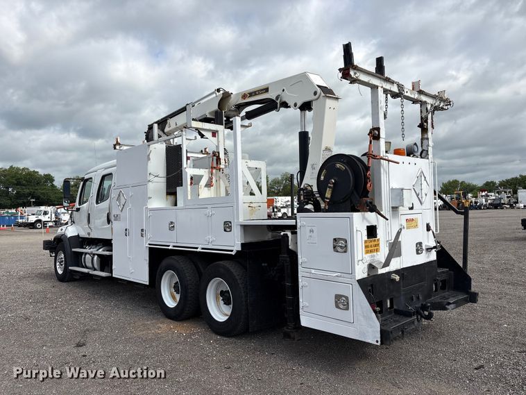 image for item EG9185 2016 Freightliner Business Class M2 Crew Cab crane truck