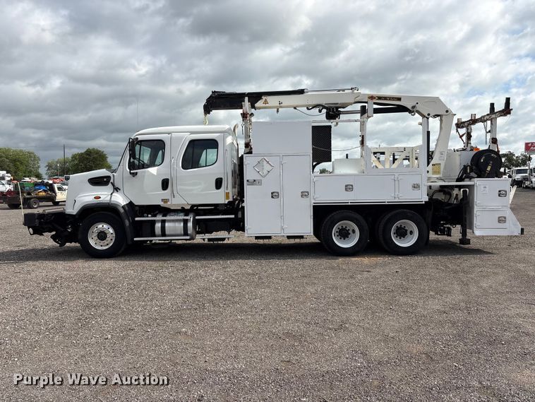 image for item EG9185 2016 Freightliner Business Class M2 Crew Cab crane truck