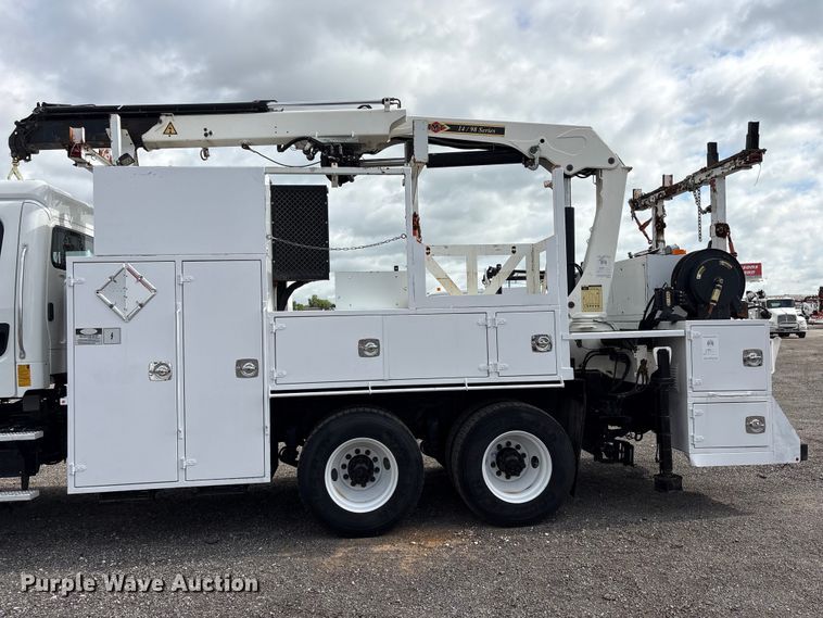 image for item EG9185 2016 Freightliner Business Class M2 Crew Cab crane truck