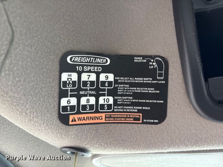 image for item EG9185 2016 Freightliner Business Class M2 Crew Cab crane truck