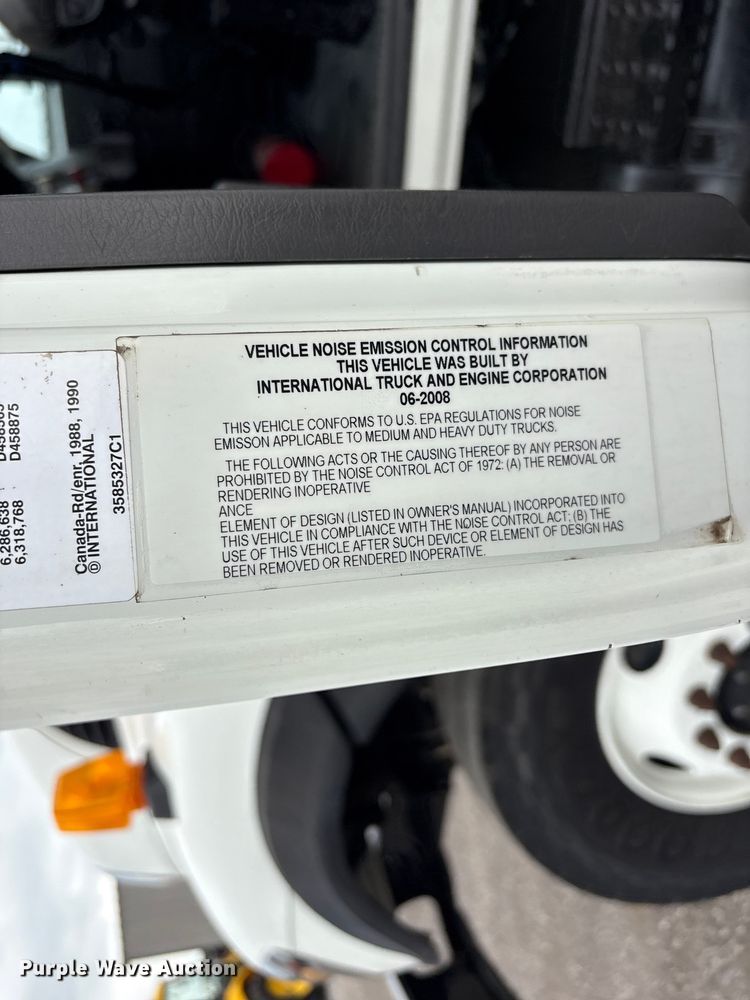 image for item EG9196 2009 International 7500 Crew Cab crane truck