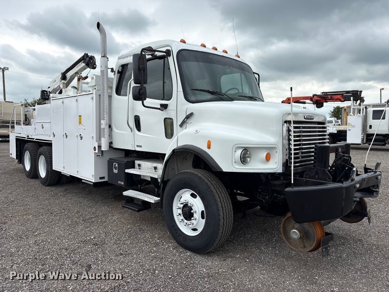 image for item EG9198 2010 Freightliner Business Class M2 Ext. Cab crane truck