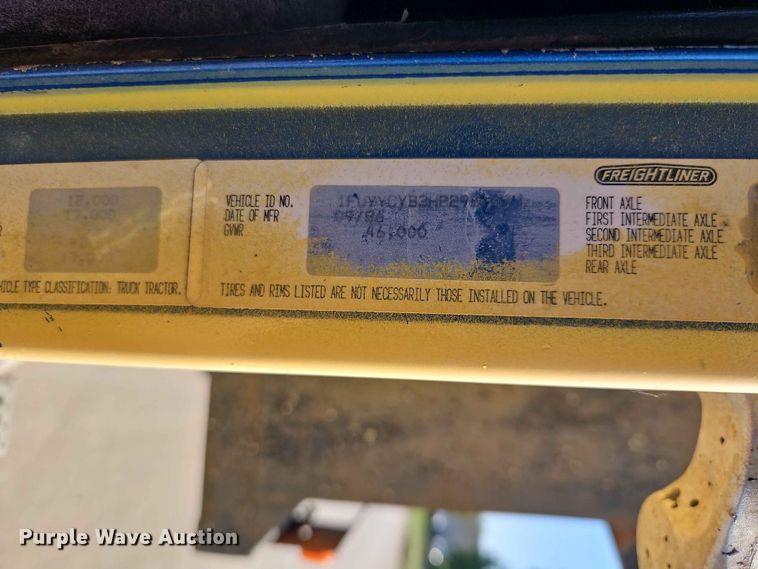 image for item EO7433 1987 Freightliner FLC dump truck