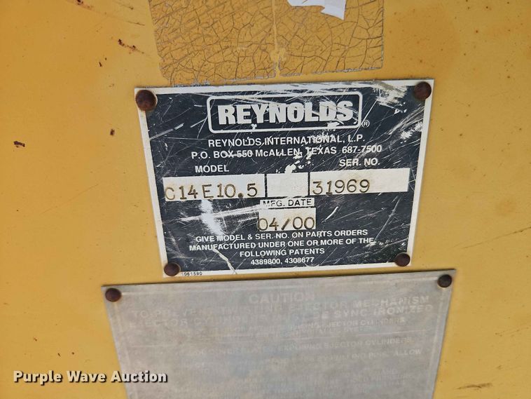 image for item EO7444 2000 Reynolds C14E10.5 scraper
