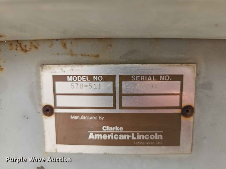 image for item EO7485 American Lincoln 578-511 sweeper