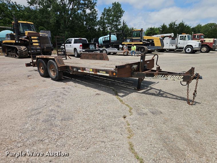 image for item EO7486 2004 Hillsboro Industries Tuffloader equipment trailer