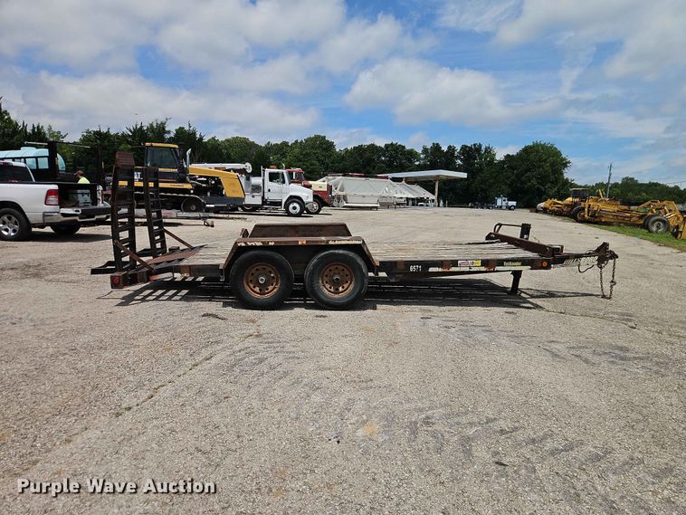 image for item EO7486 2004 Hillsboro Industries Tuffloader equipment trailer