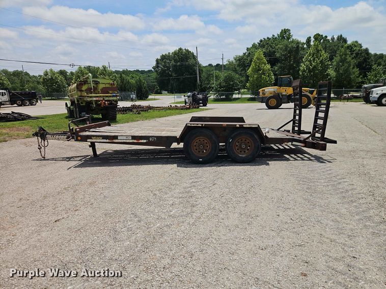 image for item EO7486 2004 Hillsboro Industries Tuffloader equipment trailer