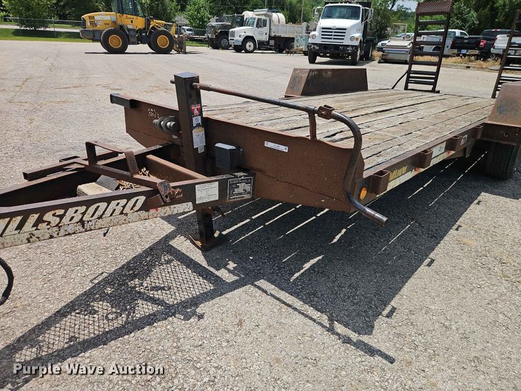 image for item EO7486 2004 Hillsboro Industries Tuffloader equipment trailer