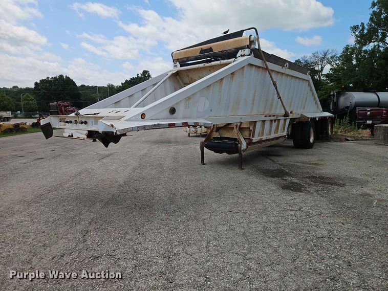 image for item EO7499 2012 Construction Trailer Specialists bottom dump trailer