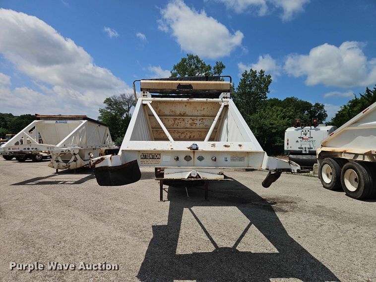 image for item EO7499 2012 Construction Trailer Specialists bottom dump trailer
