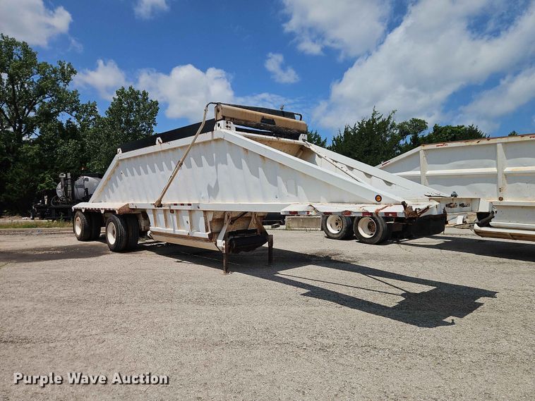 image for item EO7499 2012 Construction Trailer Specialists bottom dump trailer