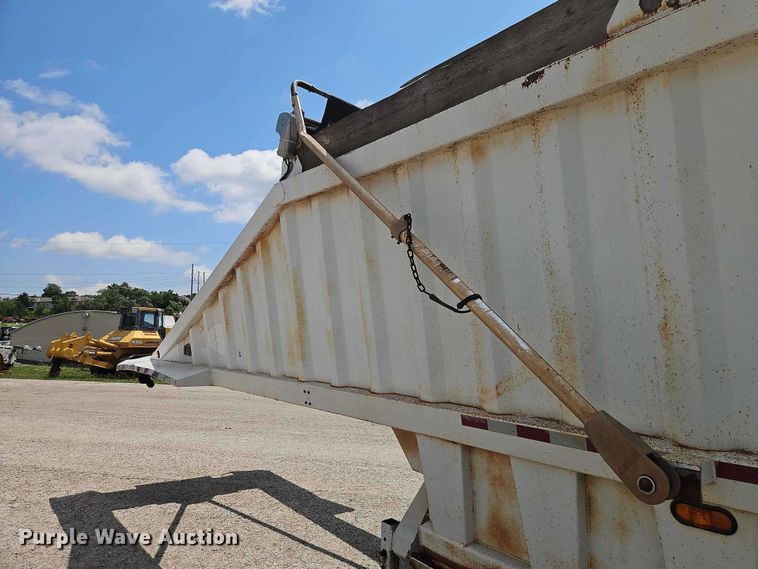 image for item EO7499 2012 Construction Trailer Specialists bottom dump trailer