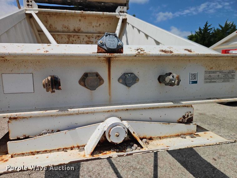 image for item EO7499 2012 Construction Trailer Specialists bottom dump trailer