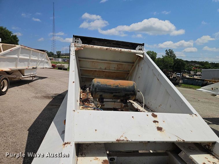 image for item EO7499 2012 Construction Trailer Specialists bottom dump trailer