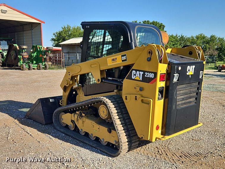 image for item EO8514 2019 Caterpillar 239D tracked skid steer loader