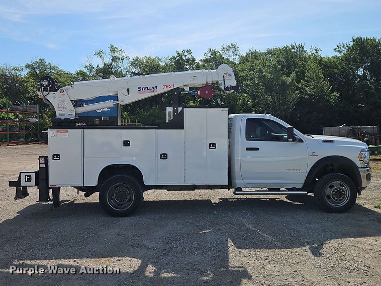 image for item EO8518 2021 RAM 5500 utility / service truck