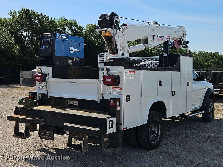 image for item EO8518 2021 RAM 5500 utility / service truck