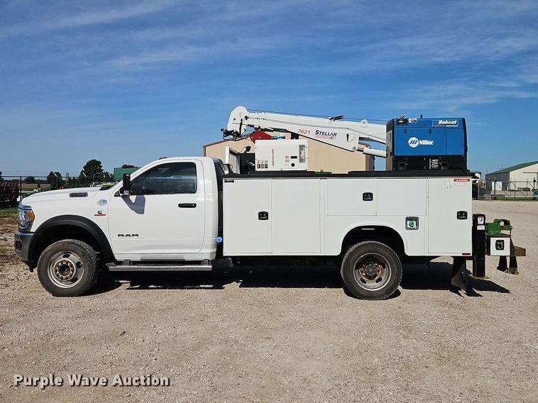 image for item EO8518 2021 RAM 5500 utility / service truck