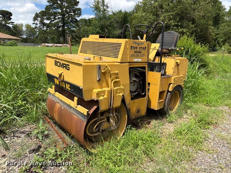 image for item EQ8034 Bomag BW 100AC double drum vibratory roller