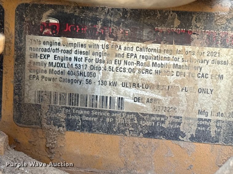 image for item ET2223 2021 John Deere 310LX backhoe