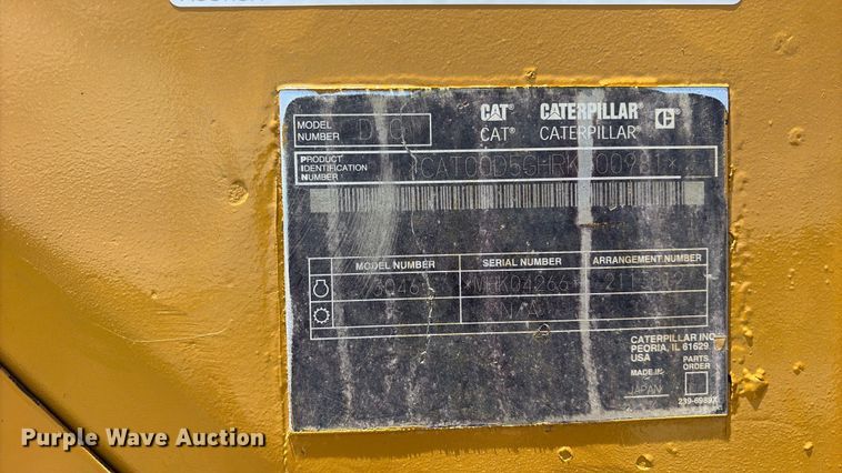 image for item ET2225 2004 Caterpillar D5G LGP dozer