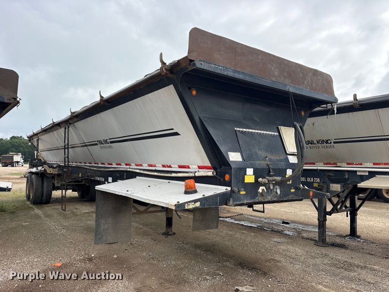image for item ET2241 2008 Trail King OLB236 live bottom trailer