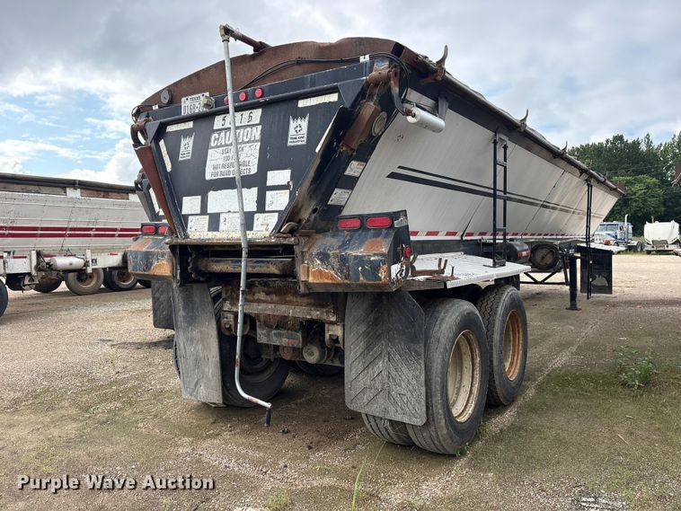 image for item ET2241 2008 Trail King OLB236 live bottom trailer