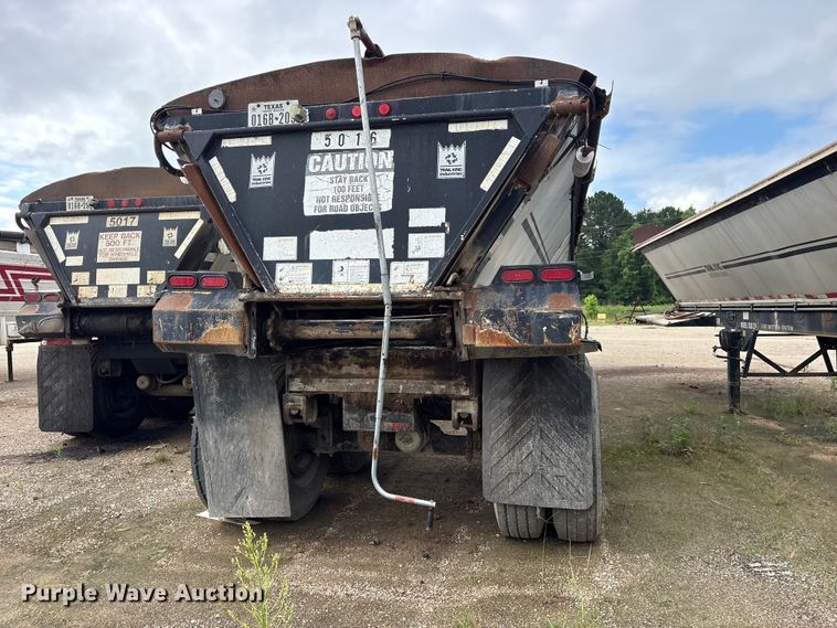 image for item ET2241 2008 Trail King OLB236 live bottom trailer